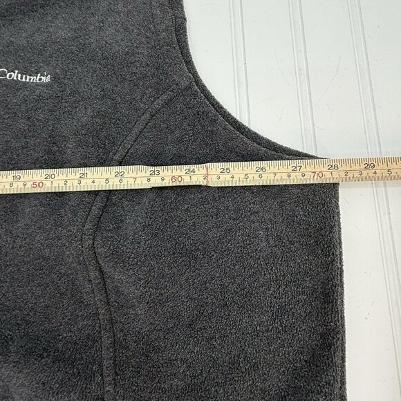 Columbia Sweater Mens 3XL Gray Fleece Sleeveless Vest Full Zip‎ Outdoors - Picture 3 of 5